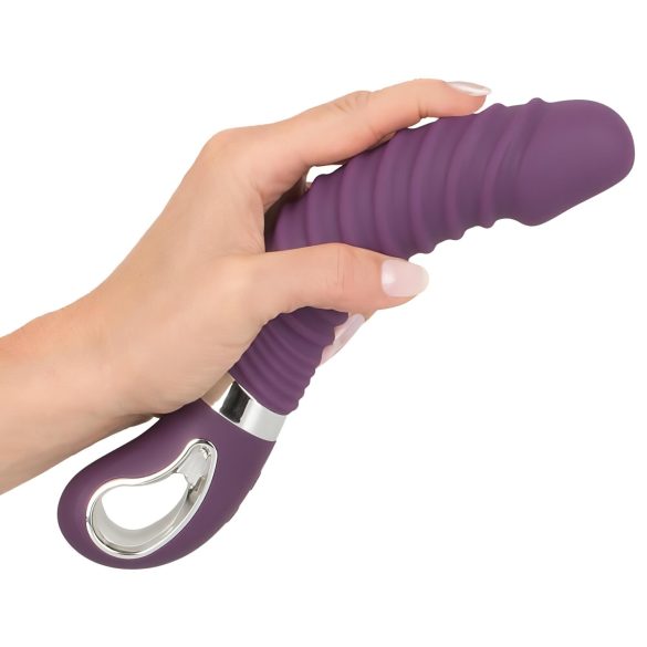 SMILE Soft - uppladdningsbar vibrator med värme - silikon lila