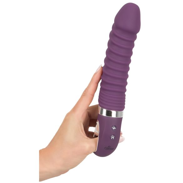 SMILE Soft - uppladdningsbar vibrator med värme - silikon lila