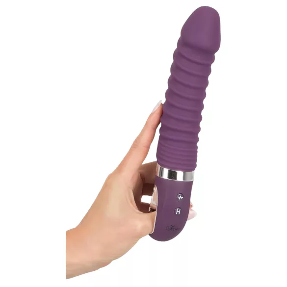 SMILE Soft - uppladdningsbar vibrator med värme - silikon lila