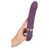 SMILE Soft - uppladdningsbar vibrator med värme - silikon lila