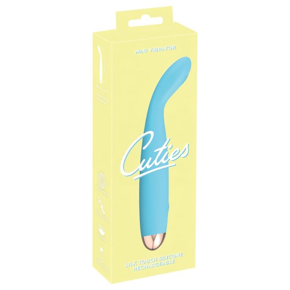 Cuties Mini - uppladdningsbar, vattentät G-punktvibrator (turkos)
