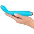 Cuties Mini - uppladdningsbar, vattentät G-punktvibrator (turkos)