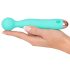 Cuties Mini Wand – vattentät, uppladdningsbar, masserande vibrator (grön)