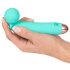 Cuties Mini Wand – vattentät, uppladdningsbar, masserande vibrator (grön)