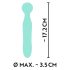Cuties Mini Wand – vattentät, uppladdningsbar, masserande vibrator (grön)