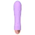 Cuties Mini - vibrator med galler - uppladdningsbar vattentät - lila