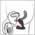 Svakom Vick Neo - uppladdningsbar VR analvibrator (svart)
