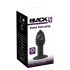 Black Velvet Twist - uppladdningsbar silikon analvibrator (svart)