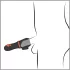 Rebel - penistoppvibrator med batteri och 2 motorer - svart