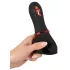 Rebel - penistoppvibrator med batteri och 2 motorer - svart