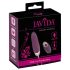Javida Shaking Love - trådlöst, pulserande vibratorägg (lila)