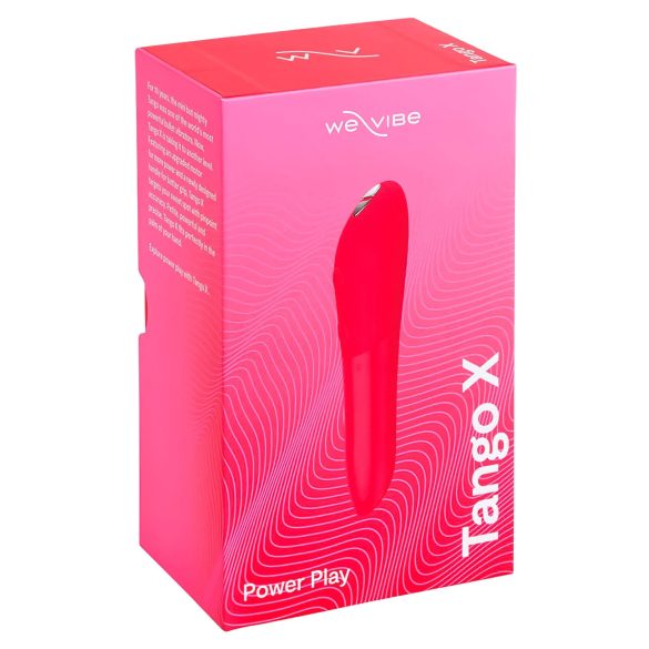 We-Vibe Tango X - uppladdningsbar stavvibrator - vattentät - korall