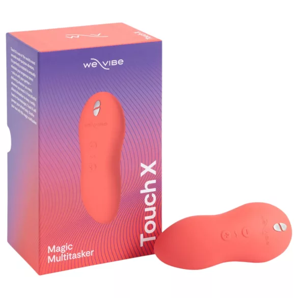 We‑Vibe Touch X - uppladdningsbar, vattentät klitorisvibrator (korall)