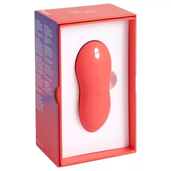 We‑Vibe Touch X - uppladdningsbar, vattentät klitorisvibrator (korall)