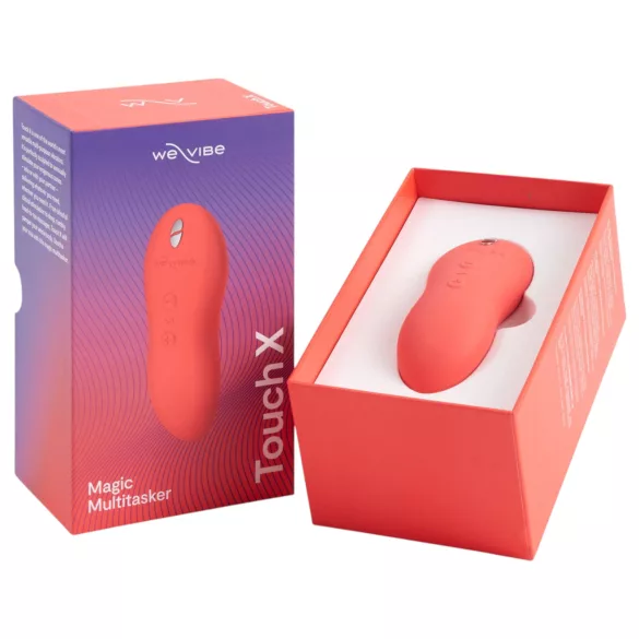 We‑Vibe Touch X - uppladdningsbar, vattentät klitorisvibrator (korall)