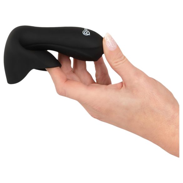 Rebel - penissvibrator med dilator - svart