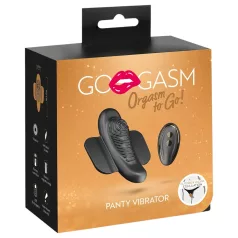   GoGasm Panty - trådlös klitorisstimulator vibrator - uppladdningsbar svart