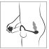 Rebel 2i1 - Trådlös analvibrator med penisring (svart)