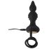 Rebel 2i1 - Trådlös analvibrator med penisring (svart)