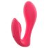 SMILE Trosa - batteridriven, fjärrstyrd 2-i-1 vibrator (rosa)