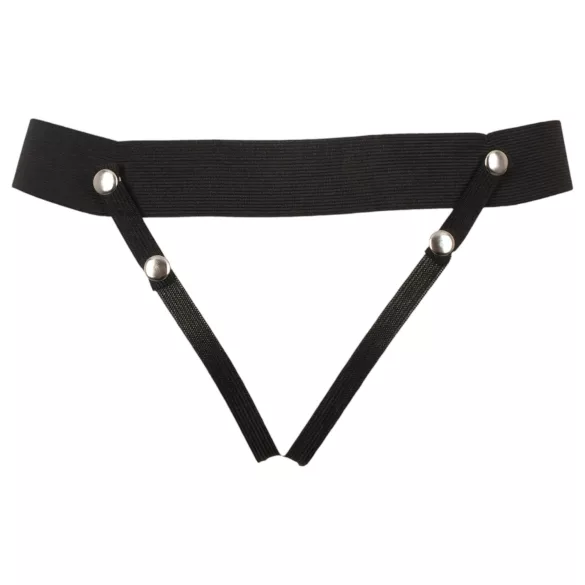 You2Toys - Strap-on dildo med vibrator - ihålig - natur