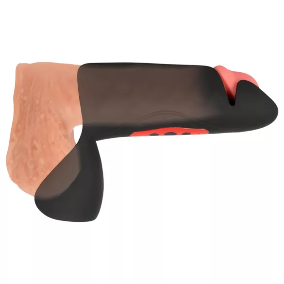 Rebel - penistoppvibrator med 3 motorer - svart