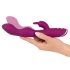 SMILE - Flexibel vibrator för A- och G-punkt med klitorisstimulering (lila)