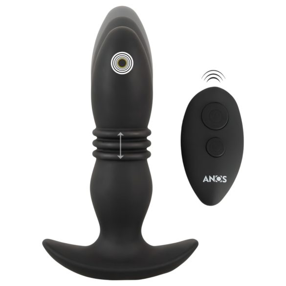 ANOS - trådlös analstöta vibrator (svart)