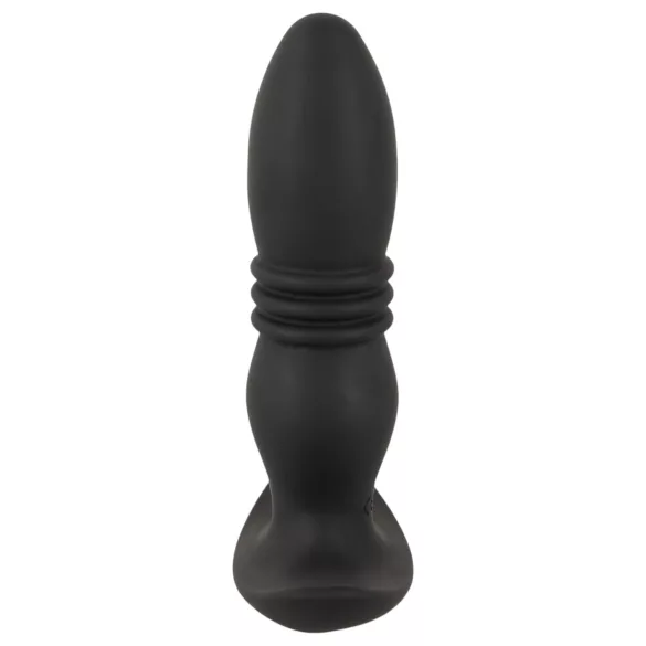 ANOS - analvibrator med fjärrkontroll - svart