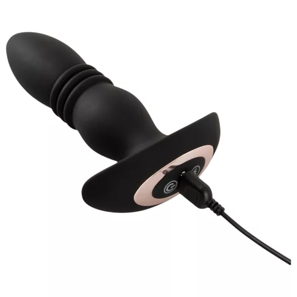 ANOS - analvibrator med fjärrkontroll - svart