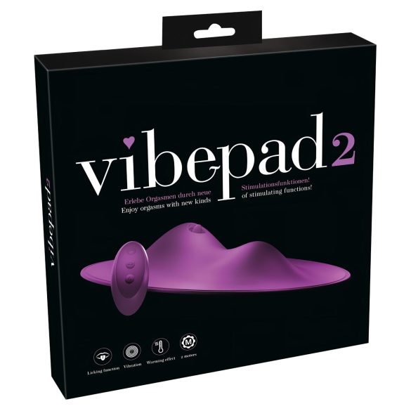 VibePad 2 - vibrator kudde för oralsex - silikon lila