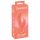 You2Toys Peachy Mini Rabbit - uppladdningsbar, kaninformad vibrator (persika)