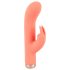 You2Toys Peachy Mini Rabbit - uppladdningsbar, kaninformad vibrator (persika)