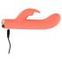 You2Toys Peachy Mini Rabbit - uppladdningsbar, kaninformad vibrator (persika)