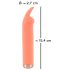 You2Toys peachy! mini bunny - kanin klitorisvibrator (persika)