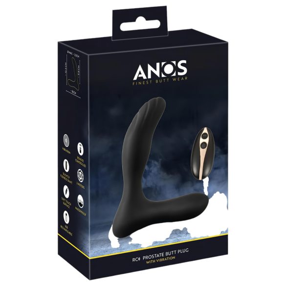 ANOS RC - Uppladdningsbar radioprostatavibrator (svart)
