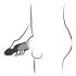 WYNE 02 - Uppladdningsbar sugande vibrator (svart-vit)