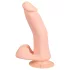 Nature Skin - vibrator med fjärrkontroll - hudfärgad
