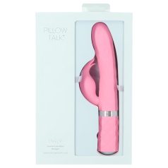   Pillow Talk Lively - uppladdningsbar vibrator med klitorisarm (rosa)