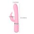 Pillow Talk Lively - uppladdningsbar vibrator med klitorisarm (rosa)