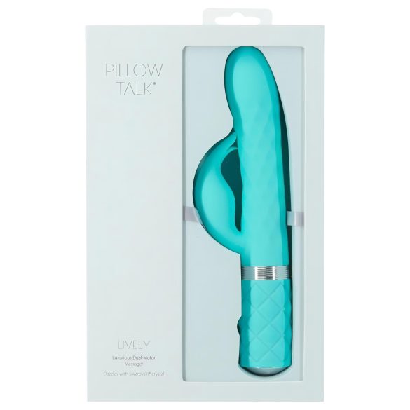 Pillow Talk Lively - Uppladdningsbar Klitorisarmvibrator (turkos)