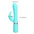 Pillow Talk Lively - Uppladdningsbar Klitorisarmvibrator (turkos)