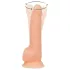 Naked Addiction - roterande dildo vibrator - 20 cm - natur