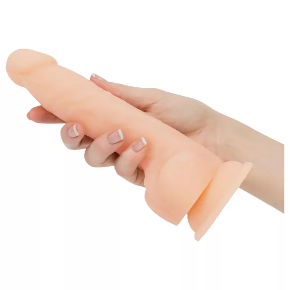 Naked Addiction - roterande dildo vibrator - 20 cm - natur