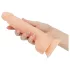 Naked Addiction - roterande dildo vibrator - 20 cm - natur