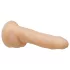 Naked Addiction - roterande dildo vibrator - 20 cm - natur