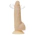 Naked Addiction Rotating 7 - roterande vibrator (18 cm) - naturfärg