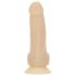 Naked Addiction Rotating 7 - roterande vibrator (18 cm) - naturfärg