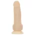 Naked Addiction Rotating 7 - roterande vibrator (18 cm) - naturfärg
