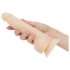 Naked Addiction 23cm Thrust - Läckert naturfärgad vibrator
